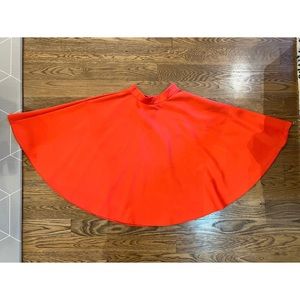Asos midi bright Orange circle skirt